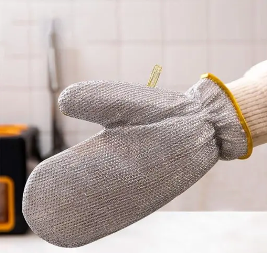✅2 Pcs Steel Wire Gloves( 2 Years Warranty)