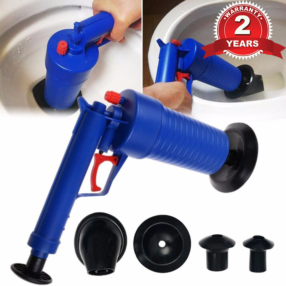 Air Drain Blaster Pump Plunger Sink Pipe Clog Remover