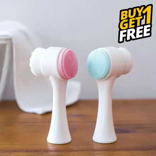 ✅ Dual Side Face Cleansing Brush (एउटा किन्दा अर्को सित्तैमा )