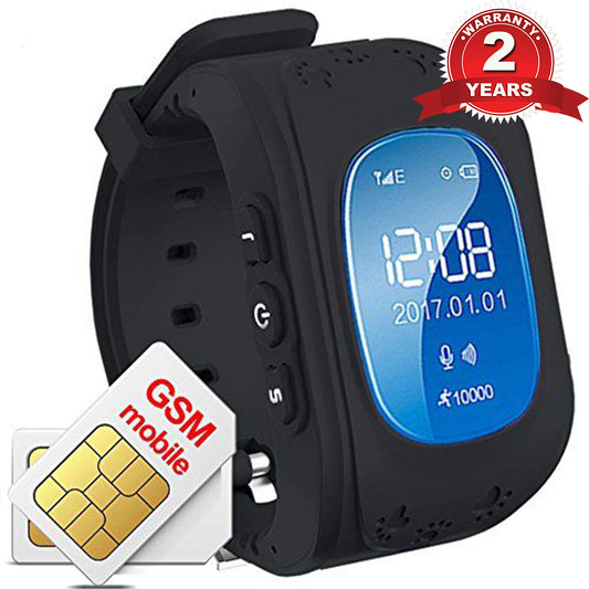 GPS Tracker Smart Watch For Kids, SIM, Location, Call, Message Function