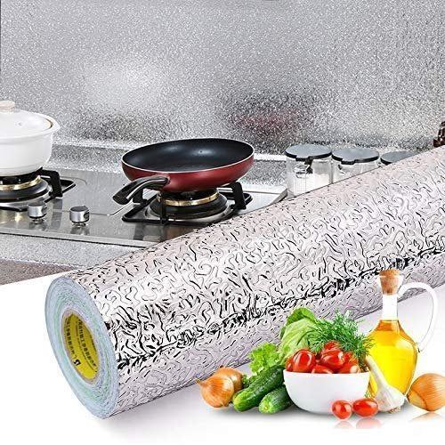 4 Rolls Silver Kitchen Sticker Combo Offer