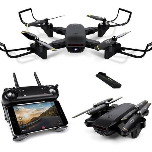 DM DM107s WIFI FPV With Dual 2MP Camera Optical Flow Altitude Hold Mode Foldable RC Drone Quadcopter