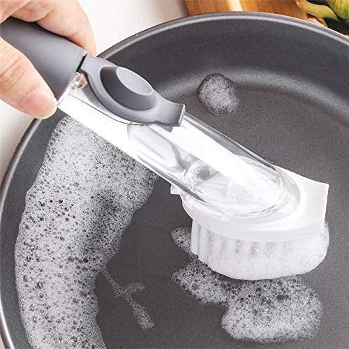 Handle Dish Sponge Removable Head Dish Brush Cleaning For Dish TPR